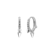Load image into Gallery viewer, KANYE SILVER EARRINGS