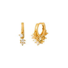 Load image into Gallery viewer, MINI CHAMPAGNE GOLD EARRINGS