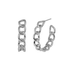 Load image into Gallery viewer, TEMPEST SILVER EARRINGS