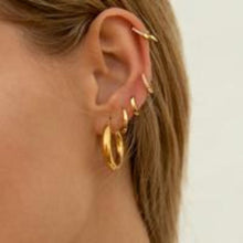 Load image into Gallery viewer, MINI IVORY GOLD EARRINGS