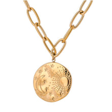Load image into Gallery viewer, SUNNY MOON GOLD NECKLACE