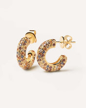 Load image into Gallery viewer, TIGER GOLD EARRINGS