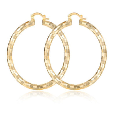 BERRY GOLD HOOPS