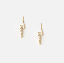 Load image into Gallery viewer, BOWIE GOLD STUD EARRINGS