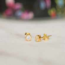 Load image into Gallery viewer, BORA GOLD STUD EARRINGS