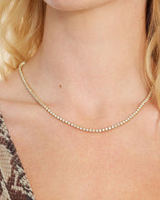 Load image into Gallery viewer, TENNIS GOLD NECKLACE