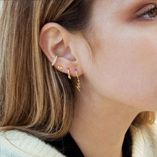 Load image into Gallery viewer, CRANIUM GOLD STUD EARRINGS