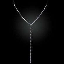 Load image into Gallery viewer, CRYSTAL SILVER LARIAT