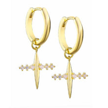 Load image into Gallery viewer, DOMA OPAL  GOLD EARRINGS