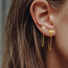 Load image into Gallery viewer, FLEUR GOLD EARRINGS