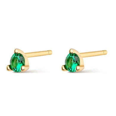 GREEN STUD EARRINGS