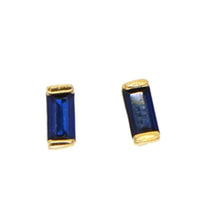 Load image into Gallery viewer, HALEY BLUE GOLD EARRINGS