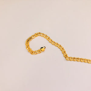 FLAT LINK GOLD CHAIN ANKLET