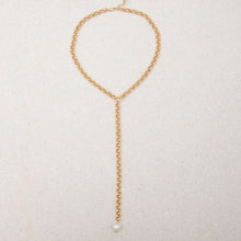 Load image into Gallery viewer, Pearly Gold necklace
