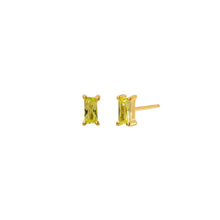 Load image into Gallery viewer, LIME YUKI GOLD EARRINGS