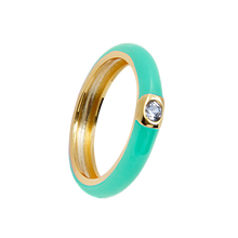 Load image into Gallery viewer, MINT ISOLATION GOLD RING