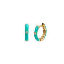 Load image into Gallery viewer, MINT OHANA GOLD EARRINGS