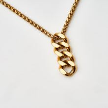 Load image into Gallery viewer, NECKLACE CUBAN PENDANT GOLD