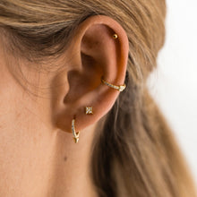 Load image into Gallery viewer, PAVE KARINE GOLD EARRINGS