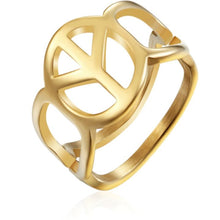 Load image into Gallery viewer, PEACE GOLD RING