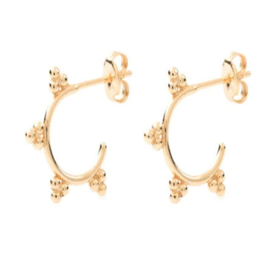 RIVIERE GOLD EARRINGS