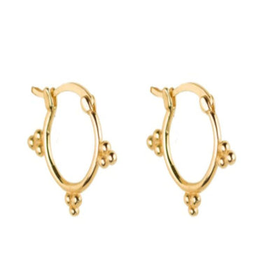 ROLL GOLD EARRINGS