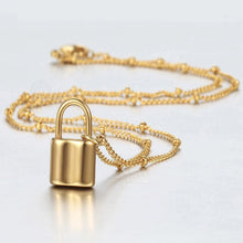 Load image into Gallery viewer, LOCKED UP GOLD NECKLACE
