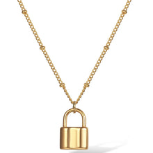 Load image into Gallery viewer, LOCKED UP GOLD NECKLACE