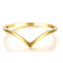 Load image into Gallery viewer, V FOR VERONICA GOLD RING