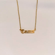 Load image into Gallery viewer, ZODIAC PENDANT NECKLACE