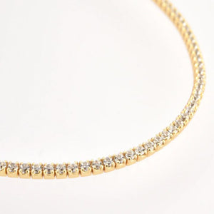 TENNIS GOLD NECKLACE