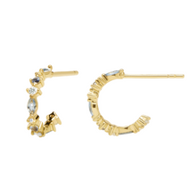 Load image into Gallery viewer, OMBRE GOLD EARRINGS