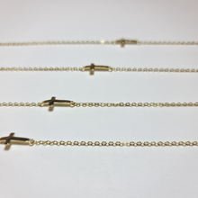Load image into Gallery viewer, DELICATE GOLD CROSS NECKLACE