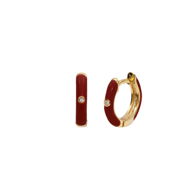 WINE OHANA GOLD EARRINGS