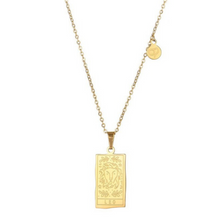 Load image into Gallery viewer, ZODIAC DROP PENDANT NECKLACE