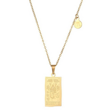 Load image into Gallery viewer, ZODIAC DROP PENDANT NECKLACE