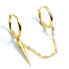 Load image into Gallery viewer, PIKE GOLD EARRINGS