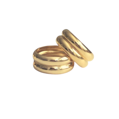 CARPE DOUBLE GOLD RING