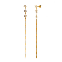 Load image into Gallery viewer, SYMPHONY GOLD EARRINGS