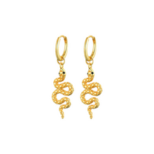 Load image into Gallery viewer, ANACONDA GOLD EARRINGS