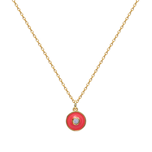 CORAL MAJEURE GOLD NECKLACE