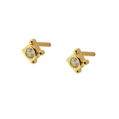 WHITNEY GOLD STUD EARRINGS