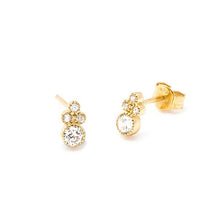 Load image into Gallery viewer, BALI GOLD STUD EARRINGS