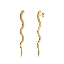 Load image into Gallery viewer, BOA GOLD EARRINGS