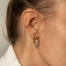 Load image into Gallery viewer, CHAMPAGNE GOLD EARRINGS