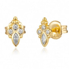 Load image into Gallery viewer, DELHI GOLD STUD EARRINGS