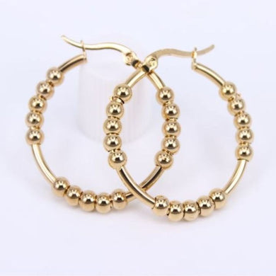 SYLVIA BEADED EARRINGS 3CM