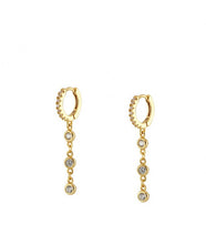 Load image into Gallery viewer, CASCADE GOLD EARRINGS
