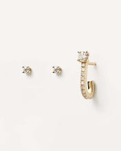 Load image into Gallery viewer, ETERNITY GOLD STUDS