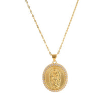 Load image into Gallery viewer, VIRGIN MARY GOLD NECKLACE